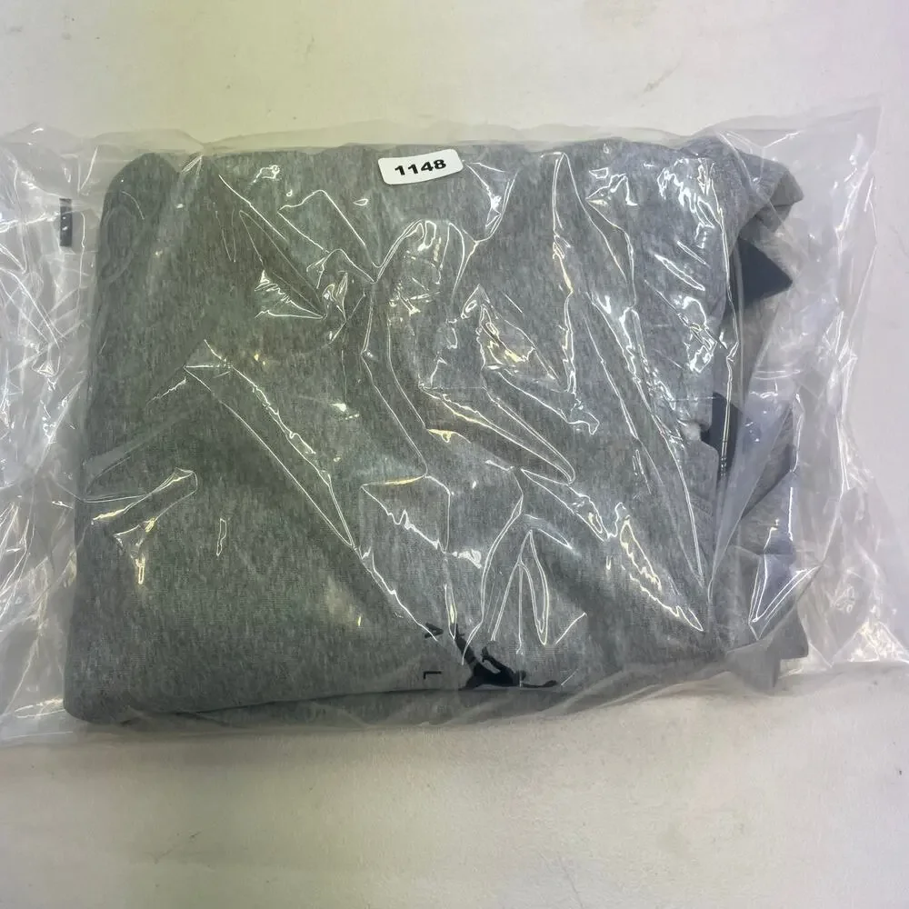 Jordan gray hoodie pullover sweatshirt size Large *flawed distressed